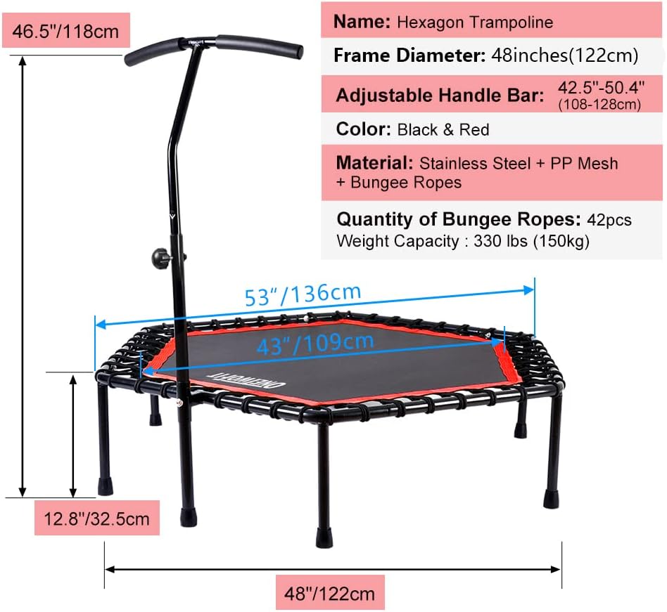 Trampoline Rebounder 48Inch
