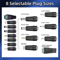 Thumbnail for 30W Universal Adjustable Power Adapter Power Supply