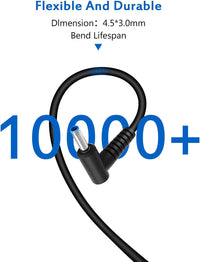Thumbnail for HP Laptop Charger 65W 45W Smart Blue Tip Power Adapter