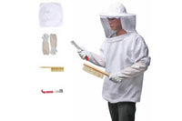 Thumbnail for Round hat with black net veil for visibility