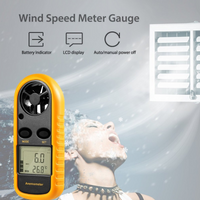 Thumbnail for Wind speed meter anemometer with unit selection options