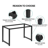 Thumbnail for Computer Desk Table White 120cm