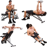 Thumbnail for Adjustable FID Sit Up & Weight Bench