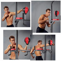 Thumbnail for Chin Up Pull Up Chin Up Station Power Tower with Boxing