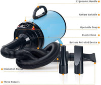 Thumbnail for Pet Hair Dryer Grooming Blower 2600W