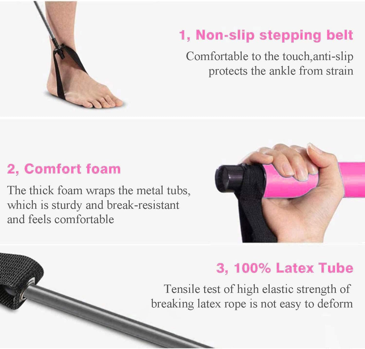 Pilates Bar Kit with Resistance Band