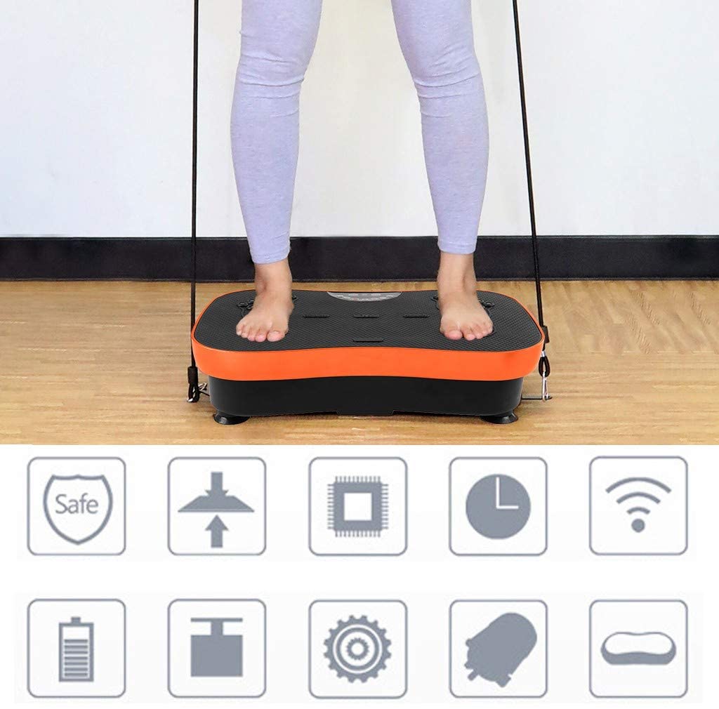 Side view of vibration plate machine
