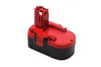 Thumbnail for Bosch 18V battery replacement showing size comparison