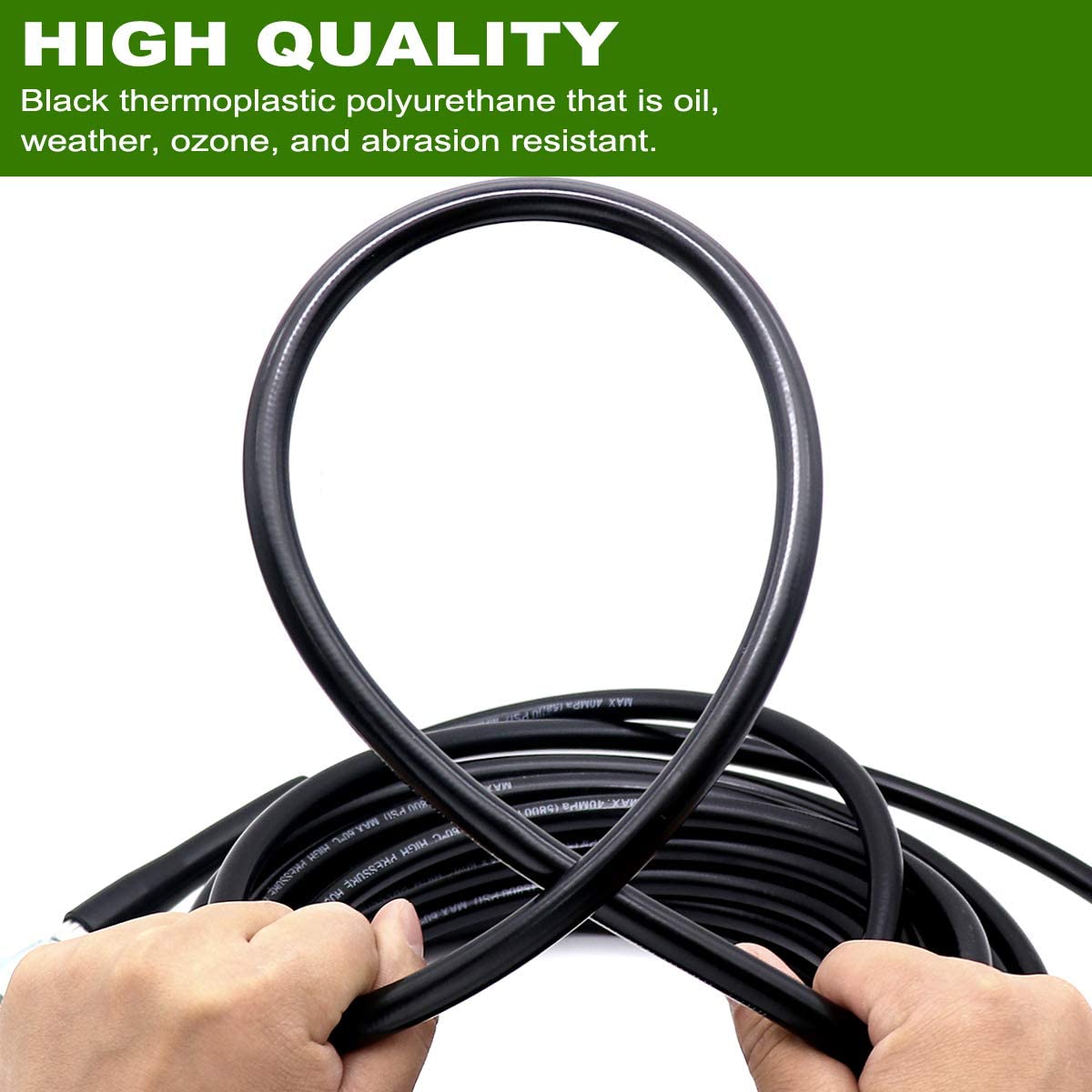 Quick connect plug for pressure washer hose
