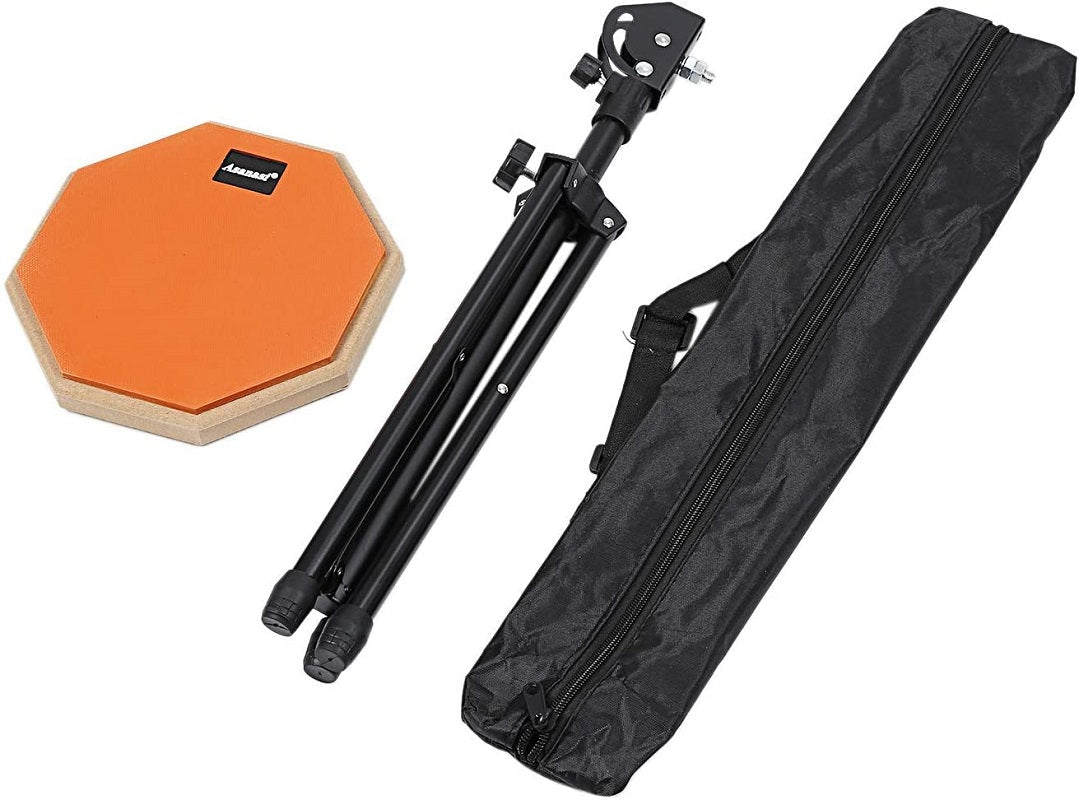 Dumb Drum Practice Drum Pad Kit with Stand