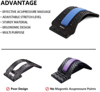 Thumbnail for Back Spine Tractor,Lumbar Spine Back Support Stretch Waist Relax Mate Blue