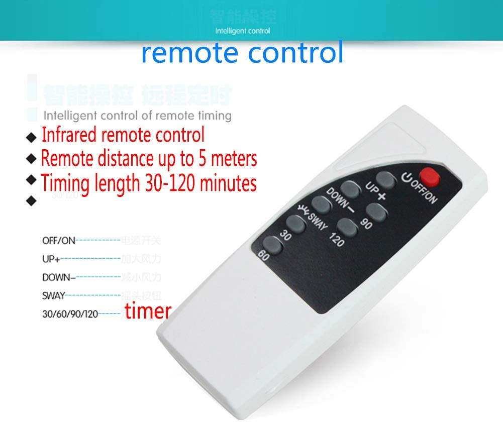 Bladeless Fan with Remote 32 Inch