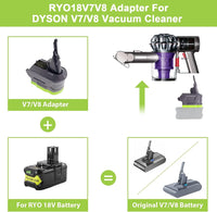Thumbnail for Ryobi to Dyson V7 V8 Battery Adapter