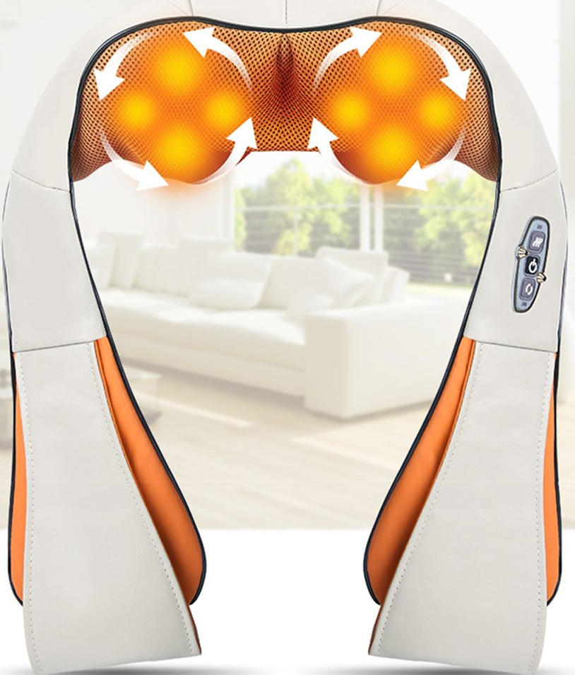 Massager showing PU leather material