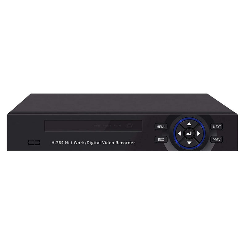 DVR recorder CCTV 8 channel packaging contents laid out