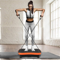 Thumbnail for Vibration plate with resistance bands included