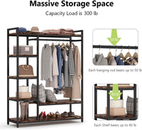 Thumbnail for Metal Wardrobe Clothes Rack Clothes Organizer
