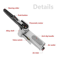 Thumbnail for Air Belt Sander with Sanding Belts (Pneumatic Tool)