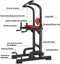 Thumbnail for Chin Up Pull Up Chin Up Station Power Tower with Boxing