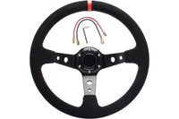 Thumbnail for Steering wheel side view showing suede texture