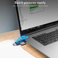 Thumbnail for 3 in 1 USB-C SD Micro SD Memory Card Reader