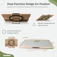 Thumbnail for Puzzle Table Craft Board Game Table Jigsaw Game Table