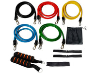 Thumbnail for Fitness Exercises Resistance Bands Set