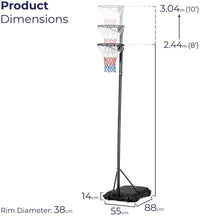 Thumbnail for Netball stand height adjusted to 10 feet