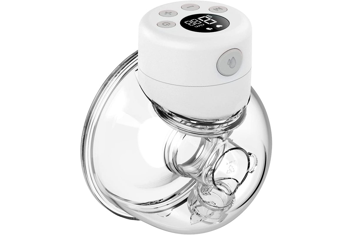 Breast pump with USB charging cable