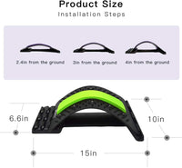 Thumbnail for Back Spine Tractor,Lumbar Spine Back Support Stretch Waist Relax Mate Green