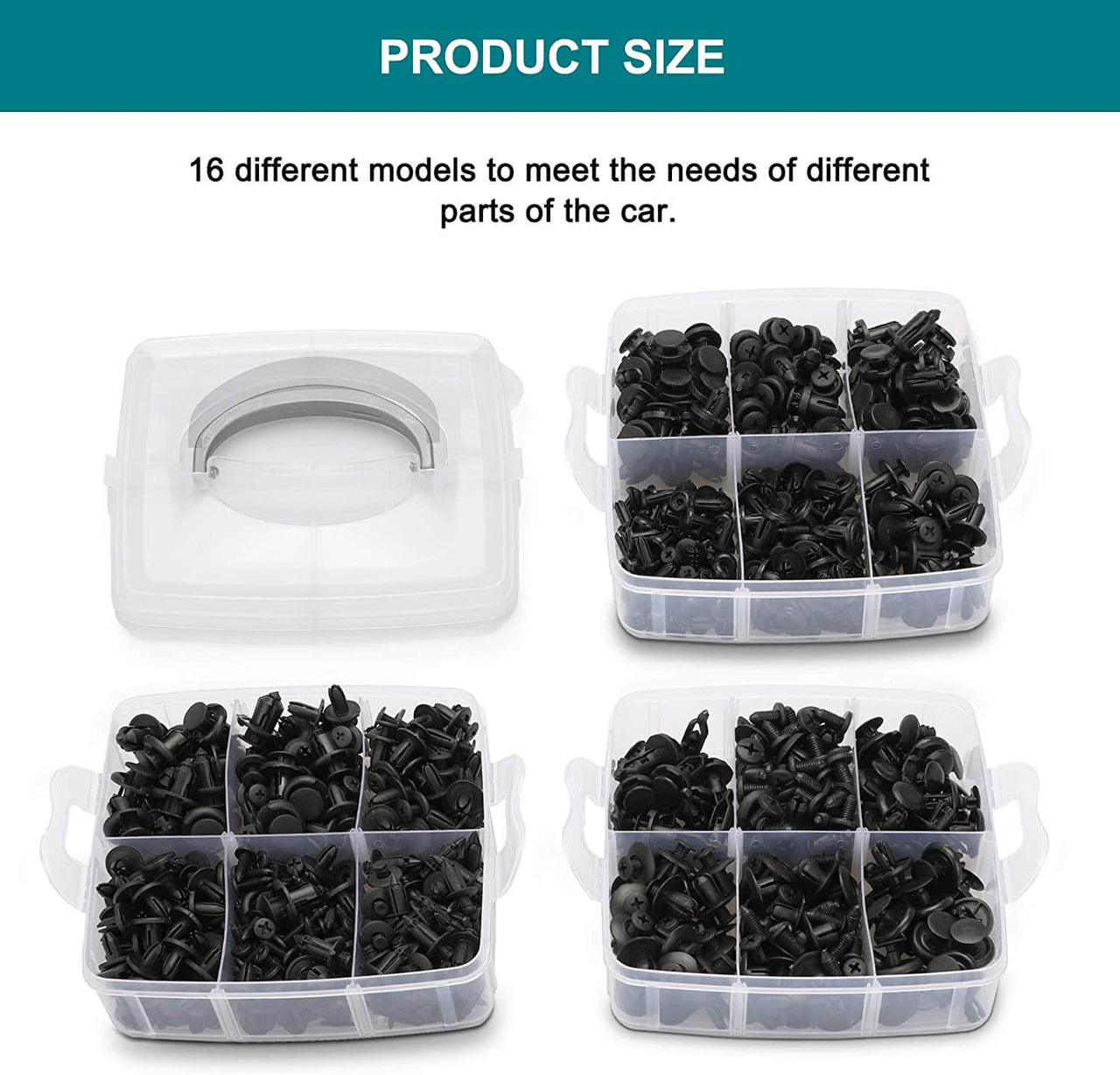 Car Trim Body Clips Kit 620PCS
