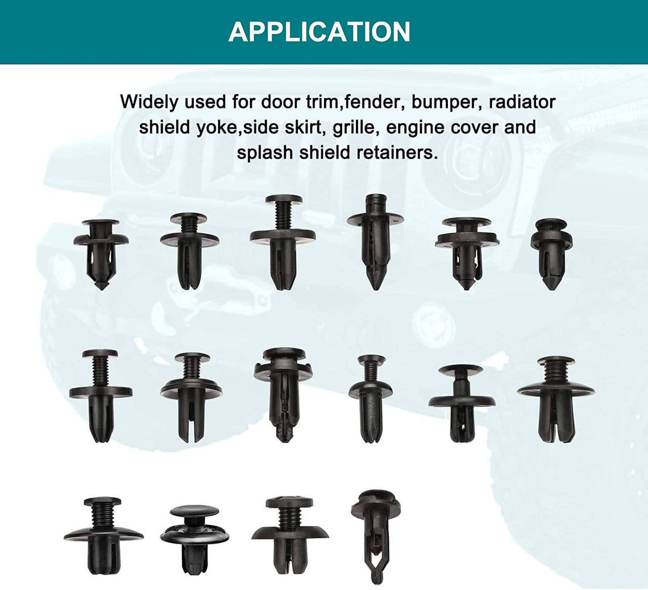 Car Trim Body Clips Kit 620PCS