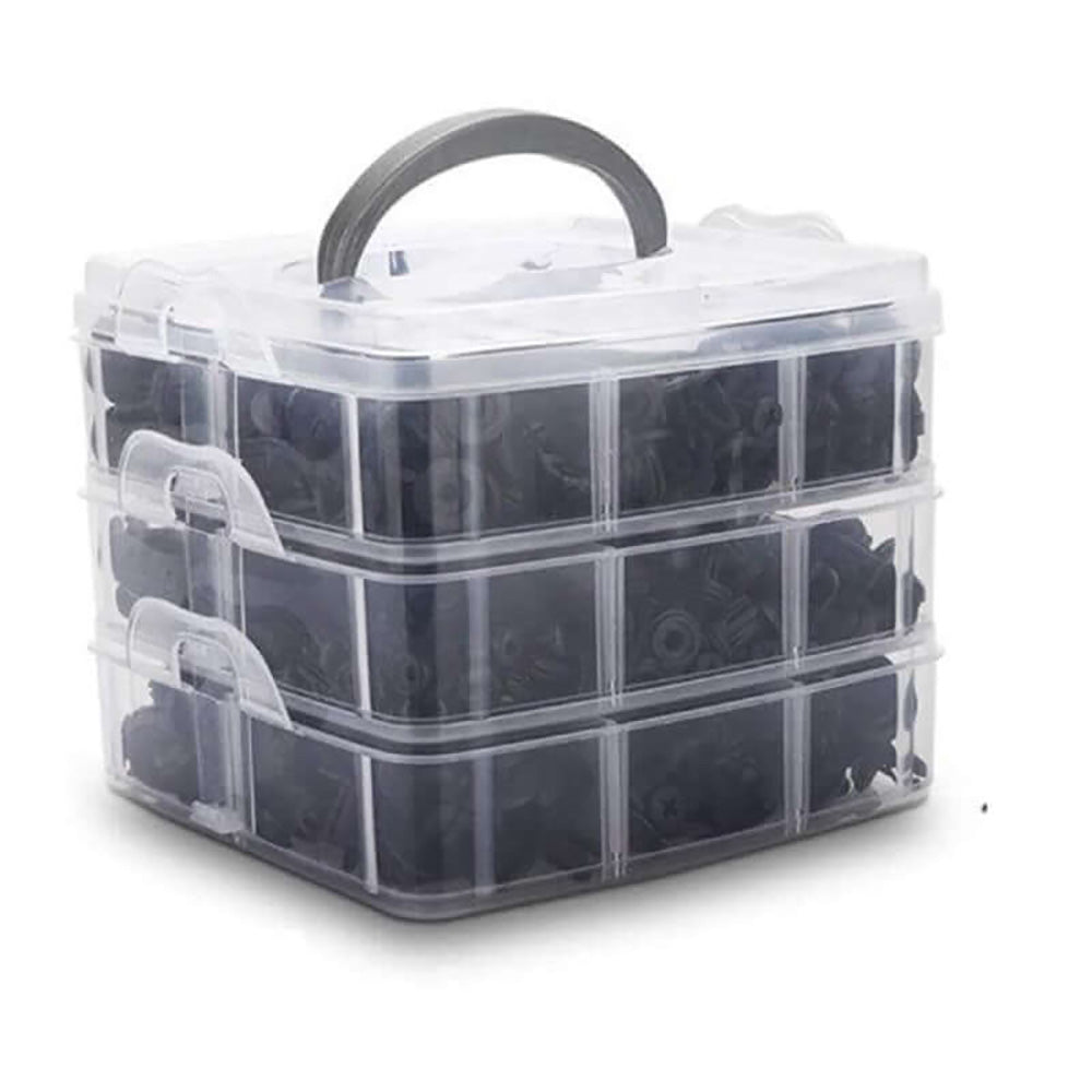 Car trim clips kit with 16 different sizes