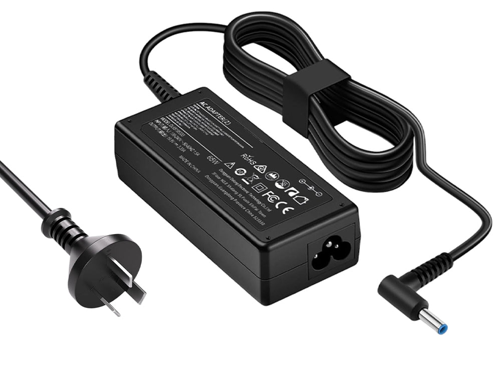 HP Laptop Charger 65W 45W Smart Blue Tip Power Adapter