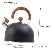 Thumbnail for 3L Smart Kettle Whistling Kettle(Stainless Steel)