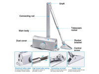 Thumbnail for Automatic Door Closer Reversible