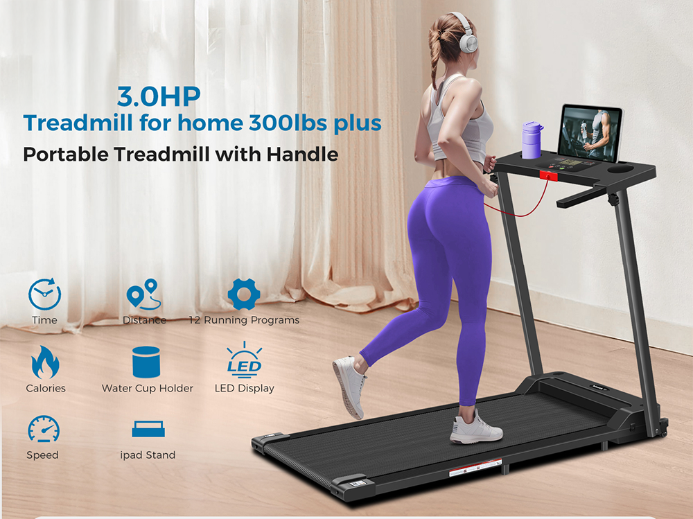 Treadmill Compact Flat Treadmill