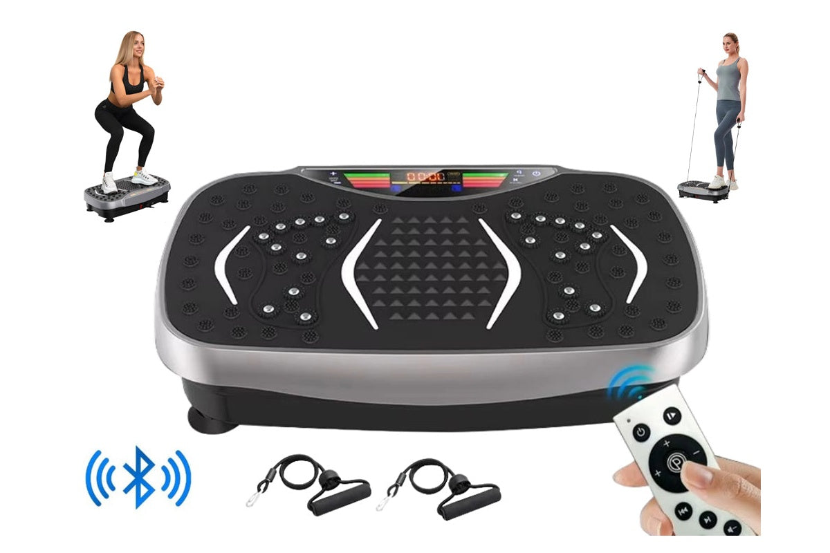 Vibration plate with included remote control