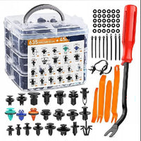 Thumbnail for 635PCS Car Body Trim Clips Retainer Bumper Rivets Fastener Kit