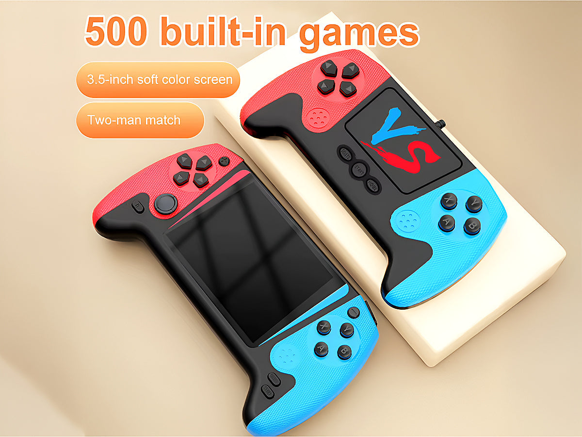 Retro handheld device for two players