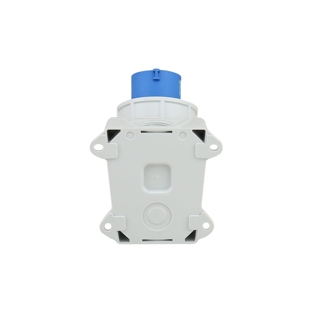 Compact design of caravan lead connector plug