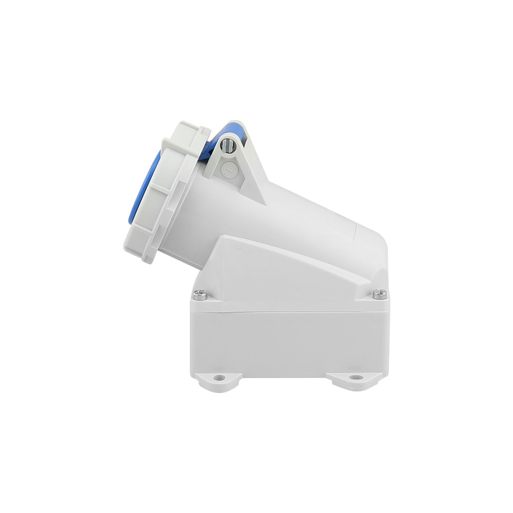 Side view of caravan lead connector female