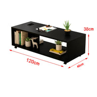 Thumbnail for Coffee Table 120CM Black