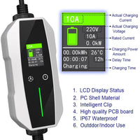Thumbnail for Portable EV charger Type 2 waterproof rating IP67