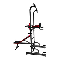 Thumbnail for Power Tower Dip Station Pull Up Bar for Home Gym