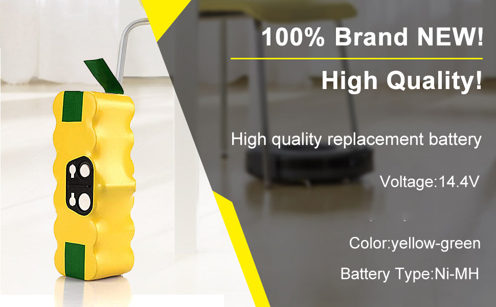 IRobot Roomba Replacement Battery 6000mAh