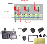 Thumbnail for Led Rocker Switch Panel 6 Way