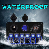 Thumbnail for Led Rocker Switch Panel 6 Way