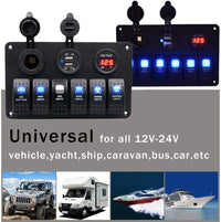 Thumbnail for Led Rocker Switch Panel 6 Way