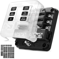 Thumbnail for 6 Circuit Negative Bus Blade Fuse Block